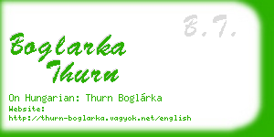 boglarka thurn business card