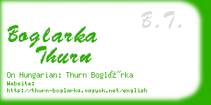 boglarka thurn business card